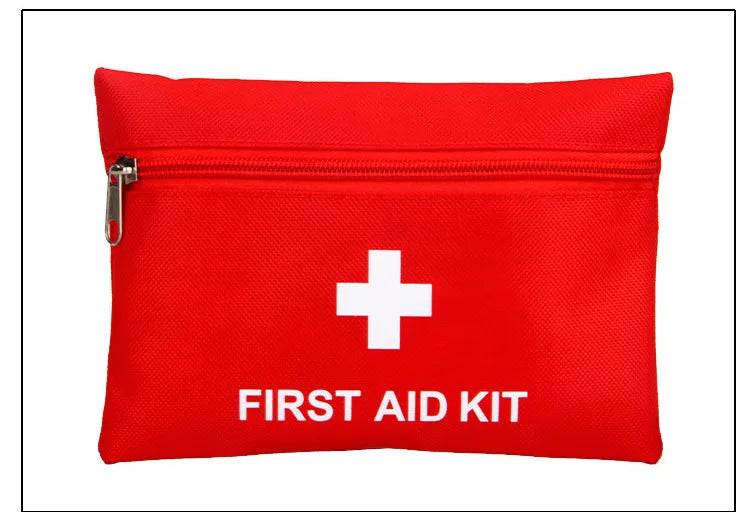 50pcs Set Portable First Aid Kit Red Car Emergency Kit