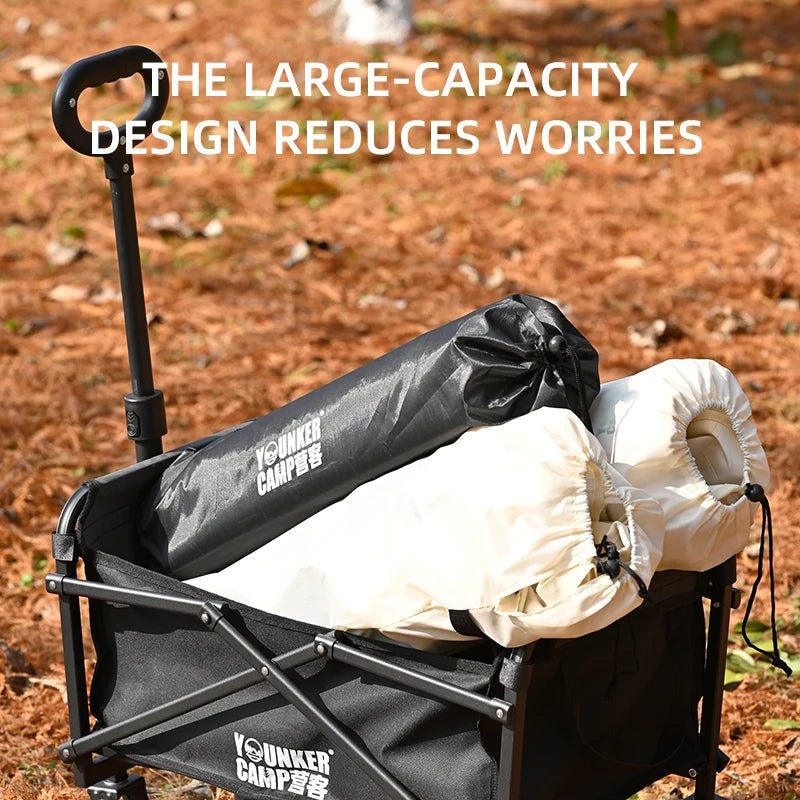 Mini Collapsible Folding Utility Beach Wagon Cart Heavy Duty Large