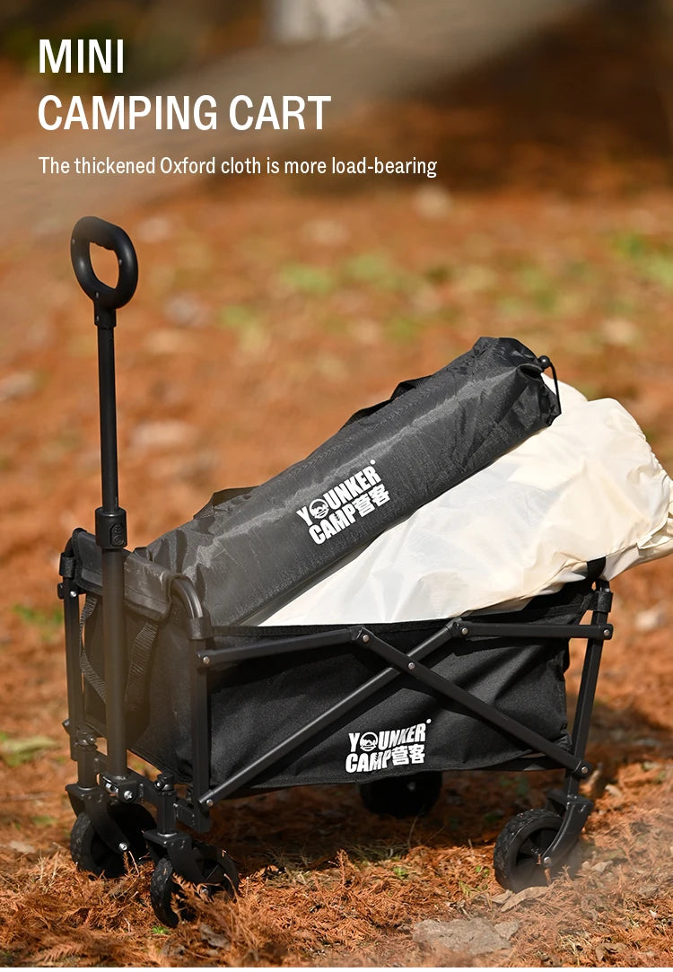Mini Collapsible Folding Utility Beach Wagon Cart Heavy Duty Large