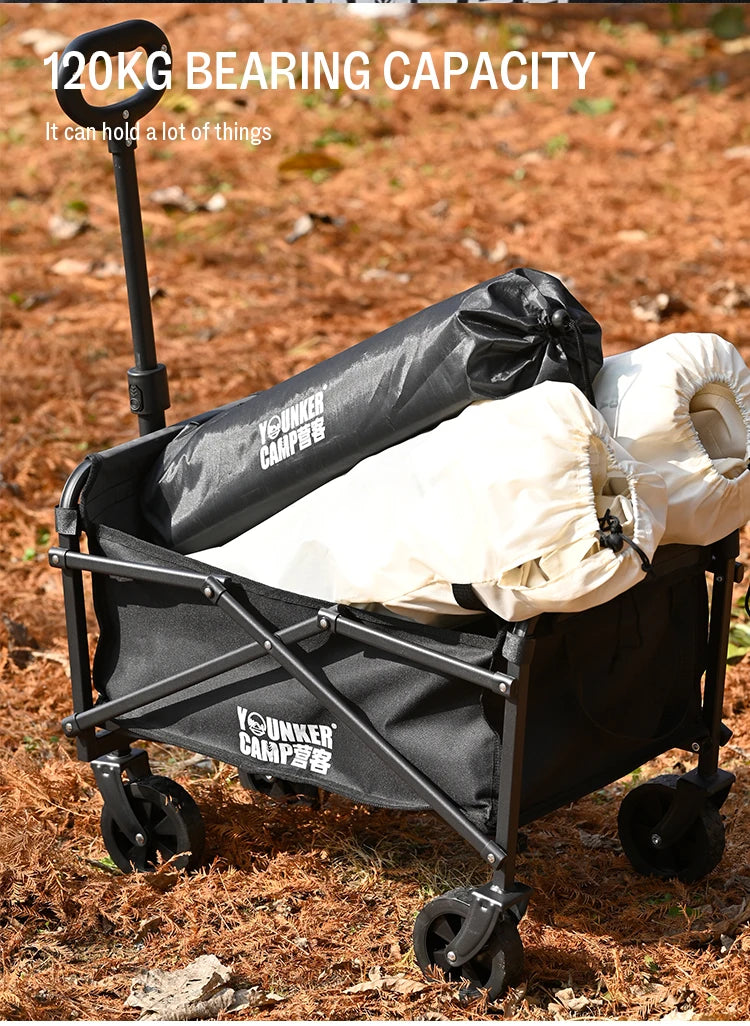 Mini Collapsible Folding Utility Beach Wagon Cart Heavy Duty Large
