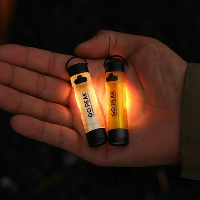 Pocket Mini Flashlight Outdoor Key Clip Cap Ambient Led Long Endurance Disaster Relief Emergency 5050 Small Light