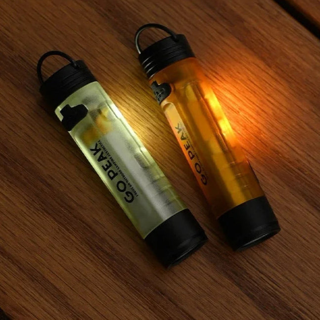 Pocket Mini Flashlight Outdoor Key Clip Cap Ambient Led Long Endurance Disaster Relief Emergency 5050 Small Light