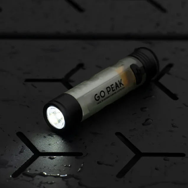 Pocket Mini Flashlight Outdoor Key Clip Cap Ambient Led Long Endurance Disaster Relief Emergency 5050 Small Light